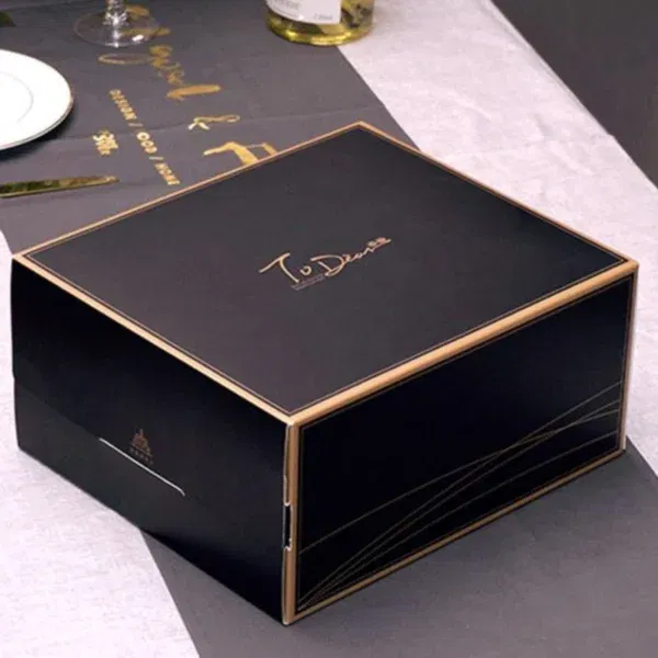 Black Cake Boxes