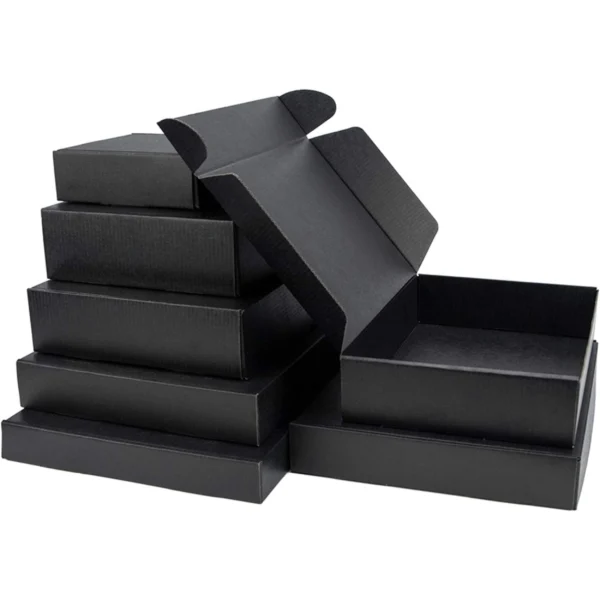 black-corrugated-box