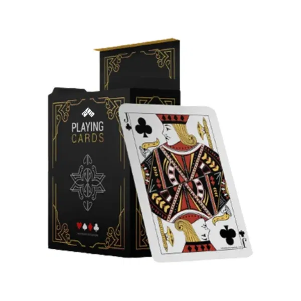 Black Playing Card Boxes