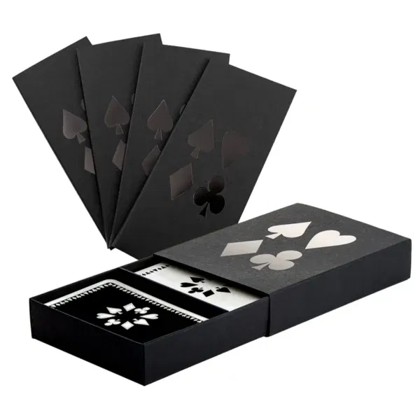 Black Playing Card Box