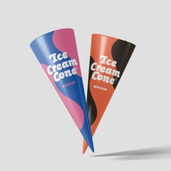 Branded Ice Cream Cone Sleeve