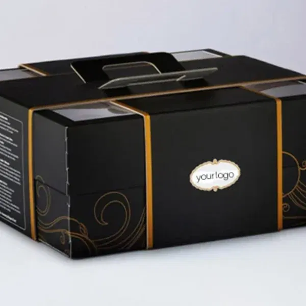 Custom Black Cake Boxes