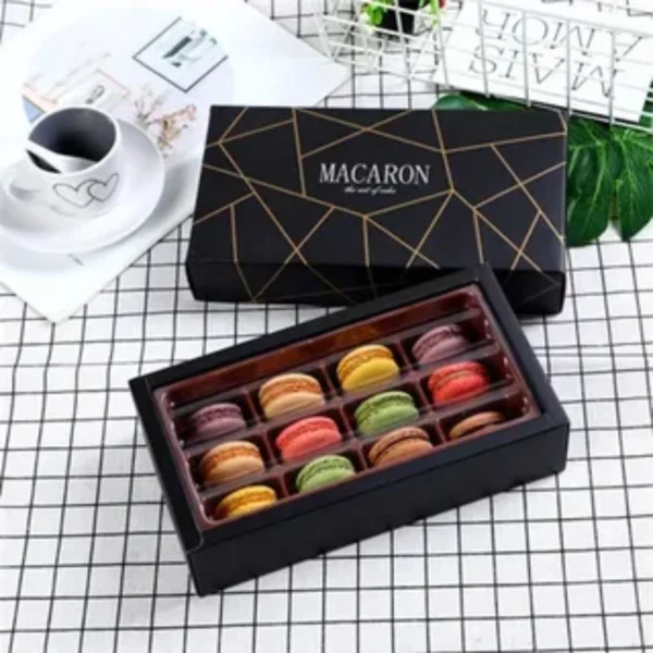 custom-black-macaron-box