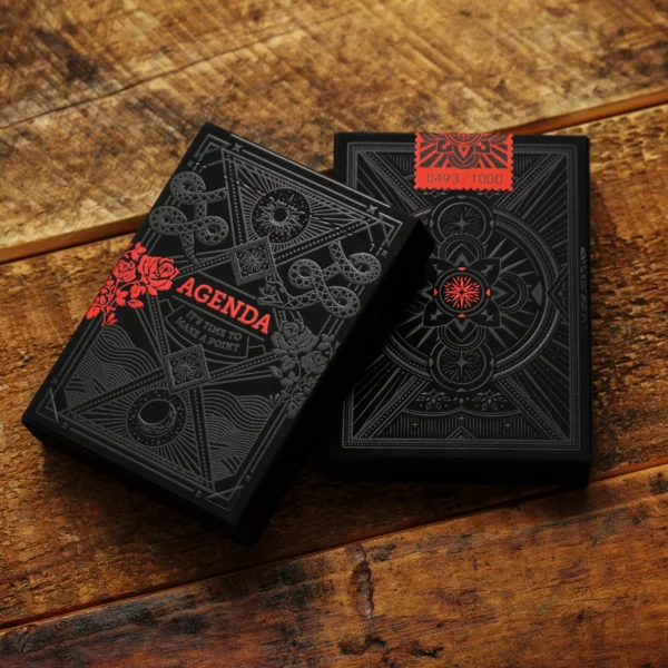 Custom Black Playing Card Boxes