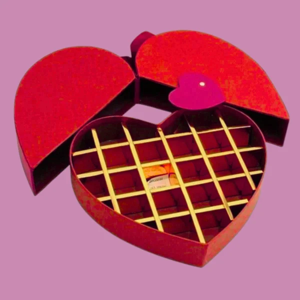 Custom Chocolate Heart Boxes