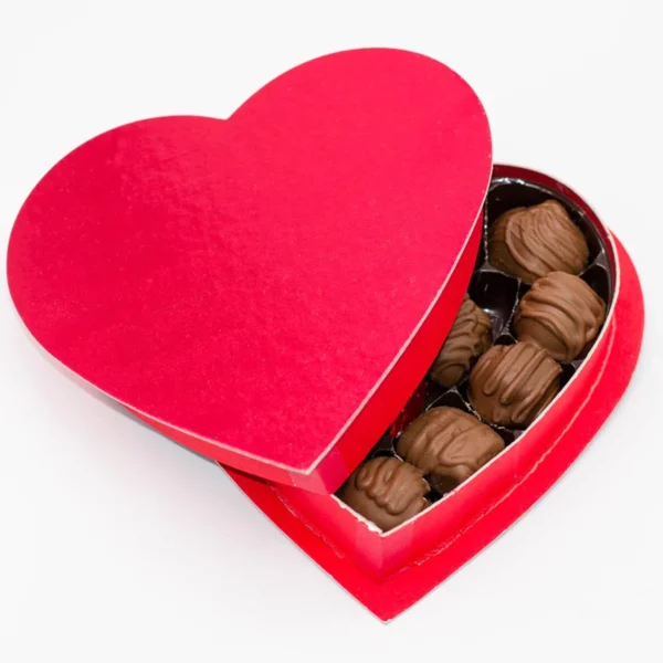 Custom Chocolate Heart Box