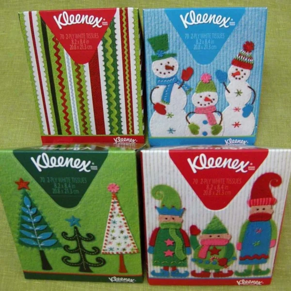 Custom Christmas Kleenex Box