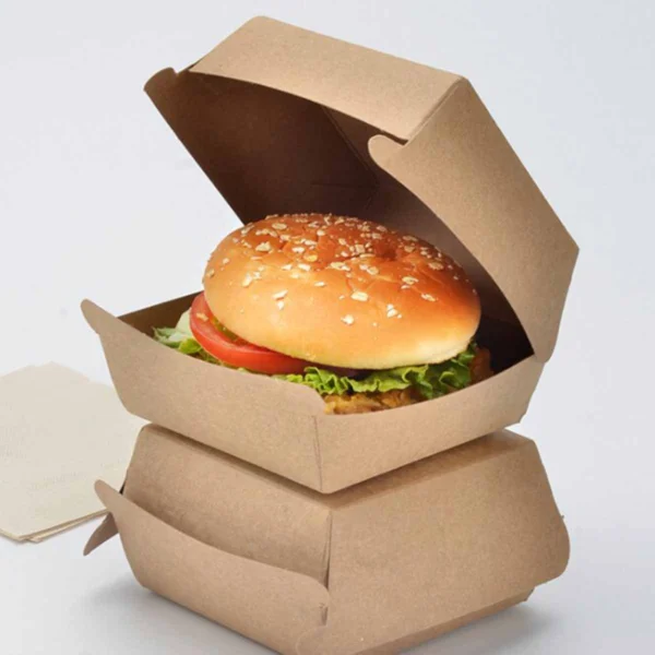 Custom Kraft Burger Box