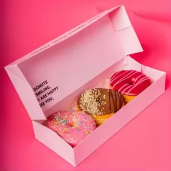 Custom Pink Bakery Box