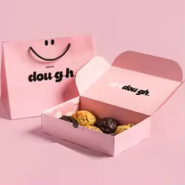 Custom Pink Bakery Boxes