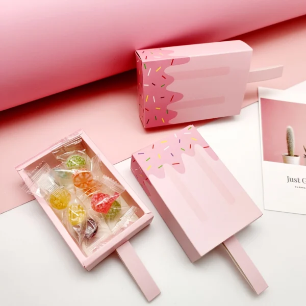 Custom Pink Candy Boxes