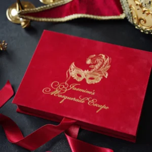 Custom Velvet Invitation Boxes