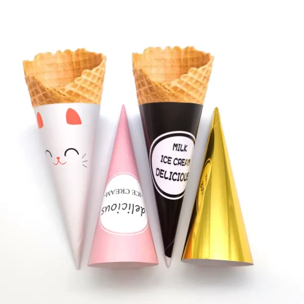 Branded Ice Cream Cone Sleeves