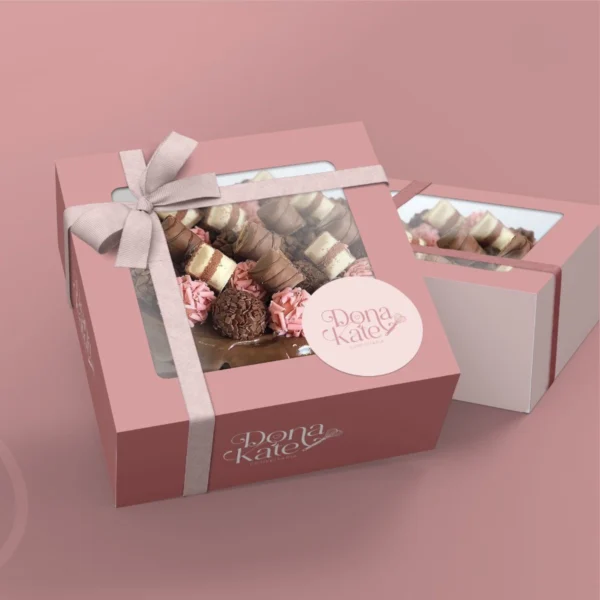 Pink Bakery Boxes
