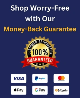Shop Worry-Free with Our Money-Back Guarantee